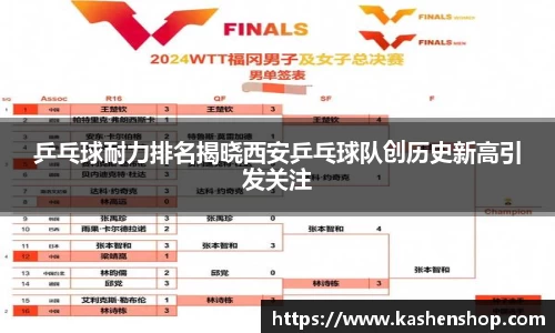 乒乓球耐力排名揭晓西安乒乓球队创历史新高引发关注